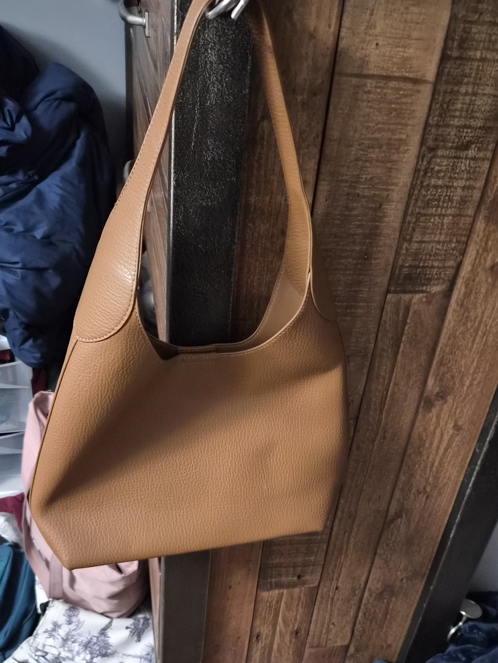 Tan Women’s Shoulder Bag - Classic Leather Tote